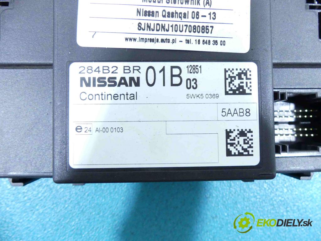 Nissan Qashqai 06-13 2.0 150 HP automatic 110 kW 1995 cm3 5- modul riadiaca jednotka 284B2-BR01B (Ostatné)