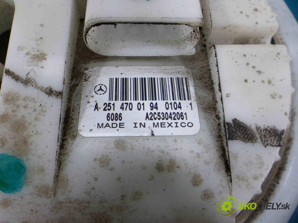 Mercedes R  W251 2005-2013 3.5 V6 272 hp automatic 200 kW 3498 cm3 5- čerpadlo paliva A2514700194