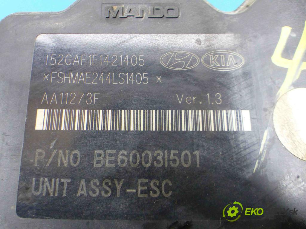 Hyundai I40 1.7 crdi 116 hp manual 85 kW 1685 cm3 5- čerpadlo abs 58920-3Z500 (Pumpy brzdové)