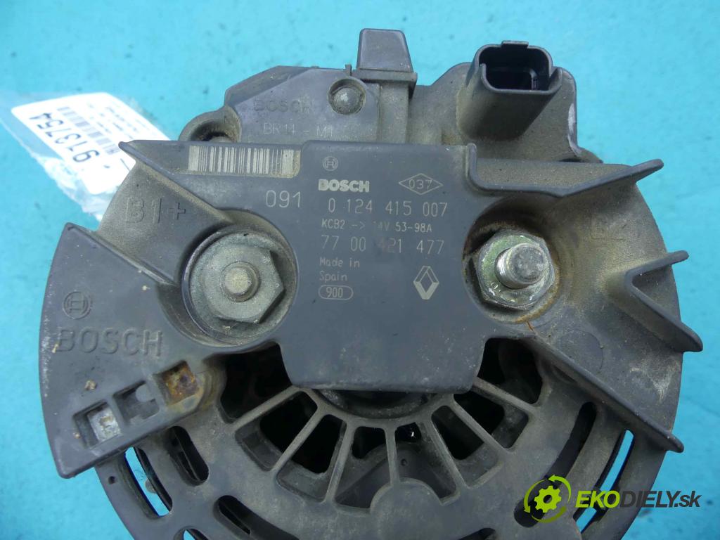 Renault Espace III 1997-2003 2.0 16v 140 hp manual 103 kW 1998 cm3 5- Alternator 7700421477 (Alternátory)
