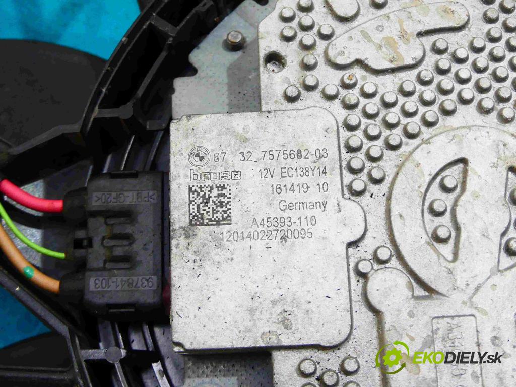 Bmw 5 f10 2010-2017 2.0d 184hp automatic 135 kW 1995 cm3 5- Ventilátor chladiča 7575682-03