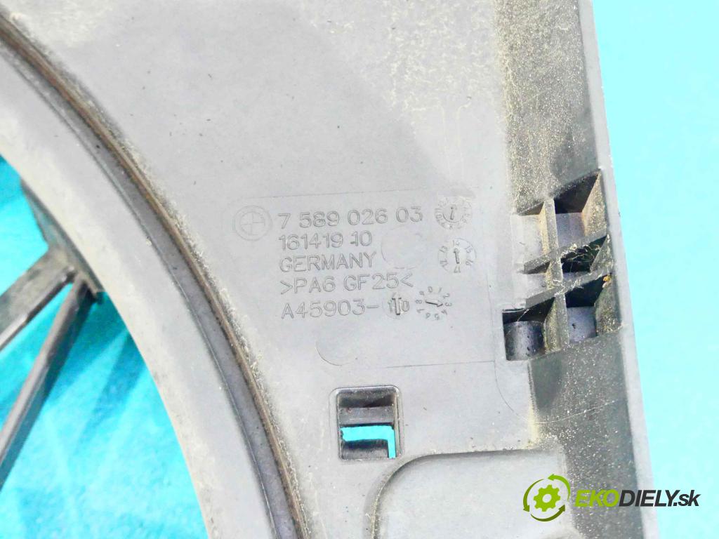 Bmw 5 f10 2010-2017 2.0d 184hp automatic 135 kW 1995 cm3 5- Ventilátor chladiča 7575682-03