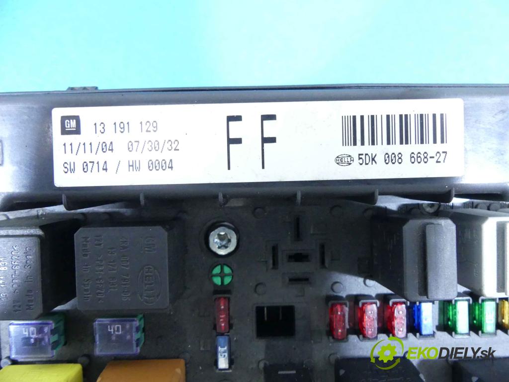 Opel Astra III 2004-2014 1.9 cdti 150 HP manual 110 kW 1910 cm3 5- Jednotka riadiaca 0281011667