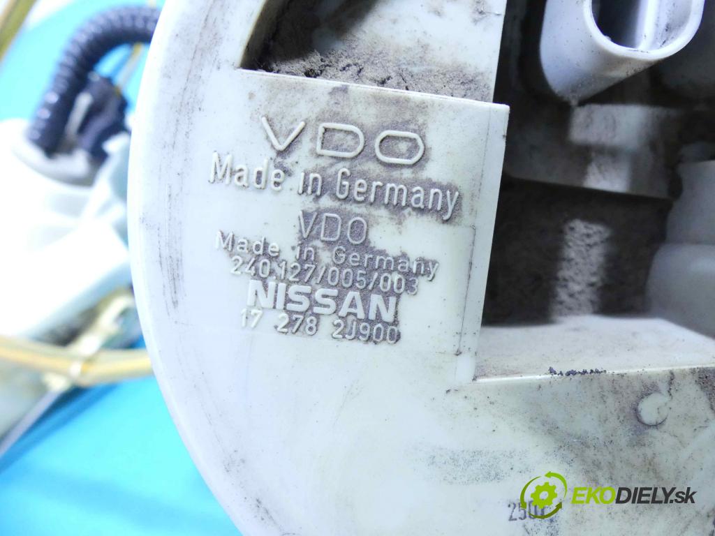 Nissan Primera P11 1996-2002 1.6 16v 99 hp manual 73 kW 1597 cm3 4- čerpadlo paliva 172782J900