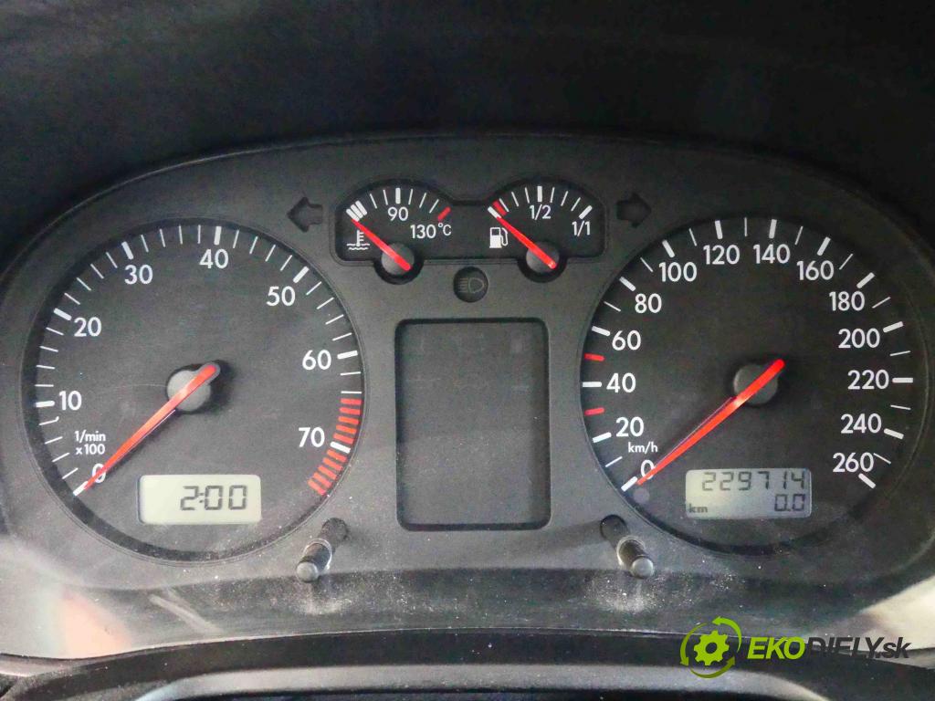 Vw Golf IV 1997-2003 1.6 8v 101 HP manual 74 kW 1595 cm3 5- prístrojovka/ budíky 1J0920802B (Prístrojové dosky, displeje)