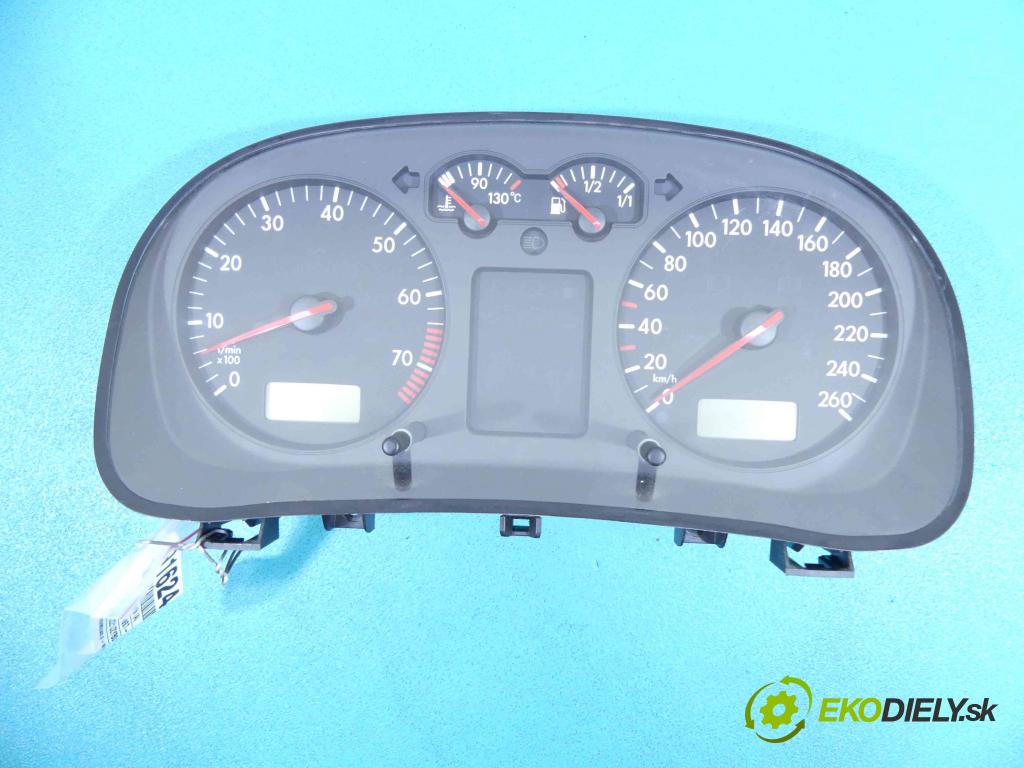 Vw Golf IV 1997-2003 1.6 8v 101 HP manual 74 kW 1595 cm3 5- prístrojovka/ budíky 1J0920802B (Prístrojové dosky, displeje)