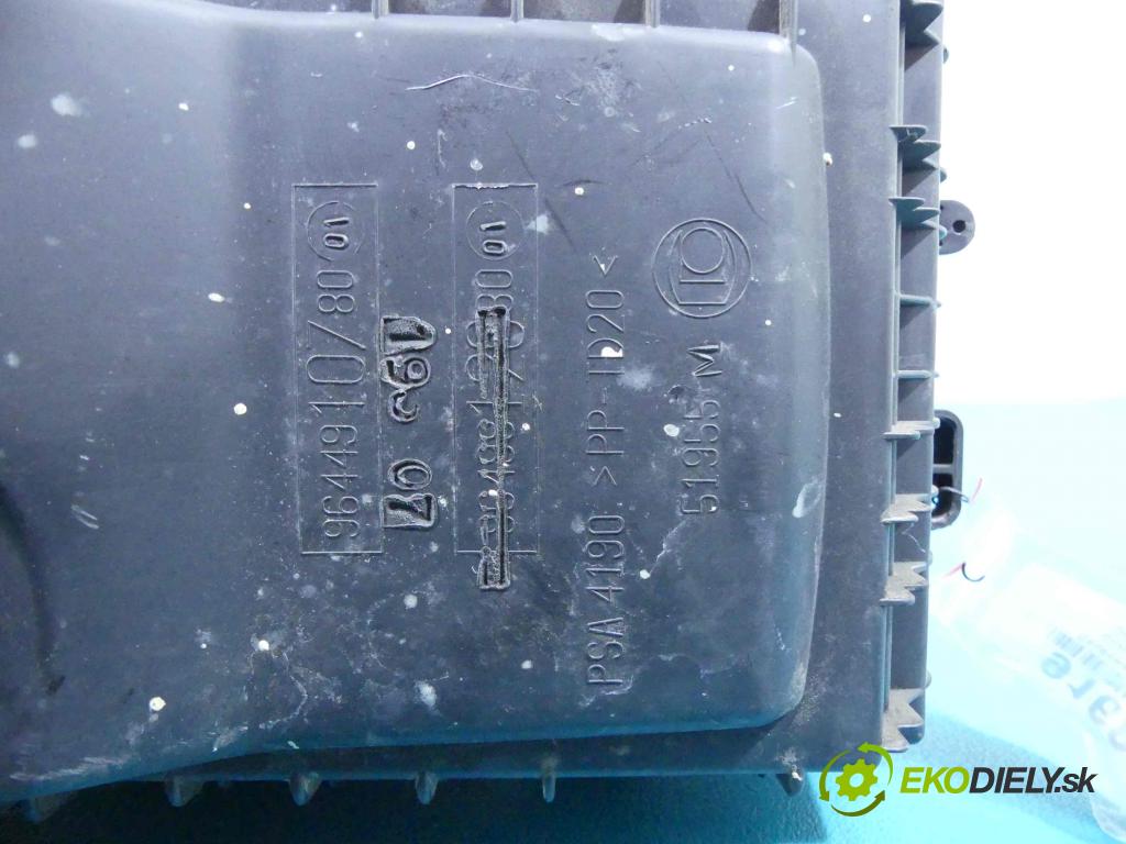 Citroen C5 2001-2008 2.0 hdi 136hp manual 100 kW 1997 cm3 5- obal filtra vzduchu 9644910780 (Kryty filtrů)