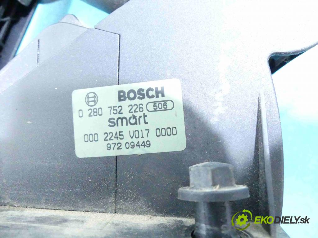 Smart Fortwo 1998-2007 0.6 45KM automatic 33 kW 599 cm3 3- pedále 0280752226 (Pedále)