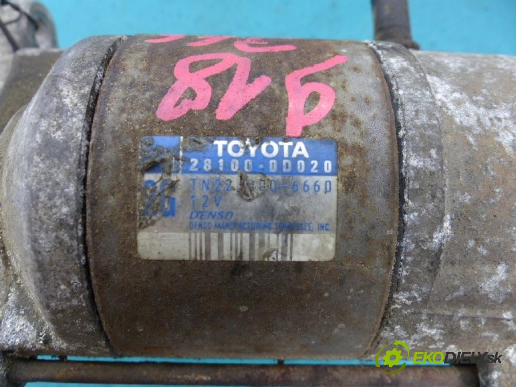 Toyota Corolla E11 1997-2002 1.8 vvti 125 HP manual 92 kW 1794 cm3 4- štartér 28100-0D020 (Štartéry)