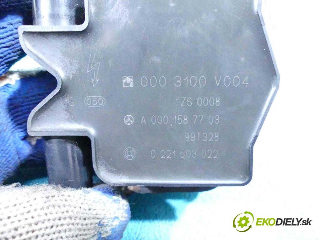 Smart Fortwo 1998-2007 0.6 45KM automatic 33 kW 599 cm3 3- cievka zapaľovacia 0221503022 (Zapaľovacie cievky, moduly)