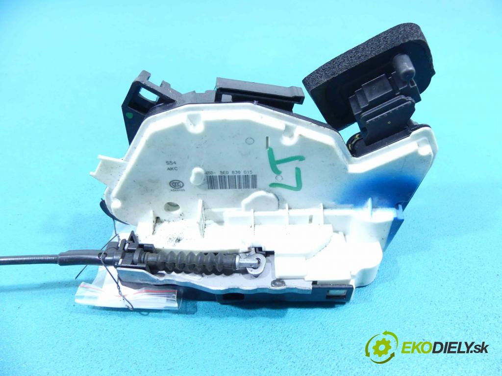 Skoda Rapid 2012-2019 1.6 tdi 90 hp manual 66 kW 1598 cm3 5- zámek zadní levý 5E0839015