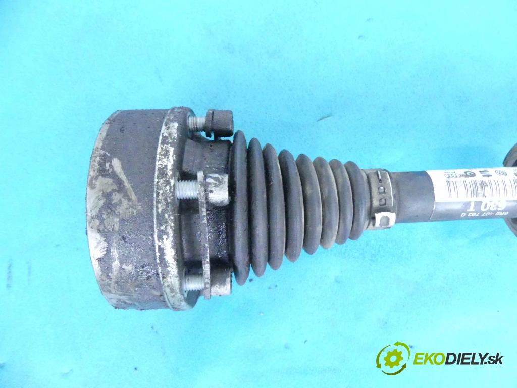 Skoda Rapid 2012-2019 1.6 tdi 90 HP manual 66 kW 1598 cm3 5- poloos ľavé 6R04077630 (Poloosy)