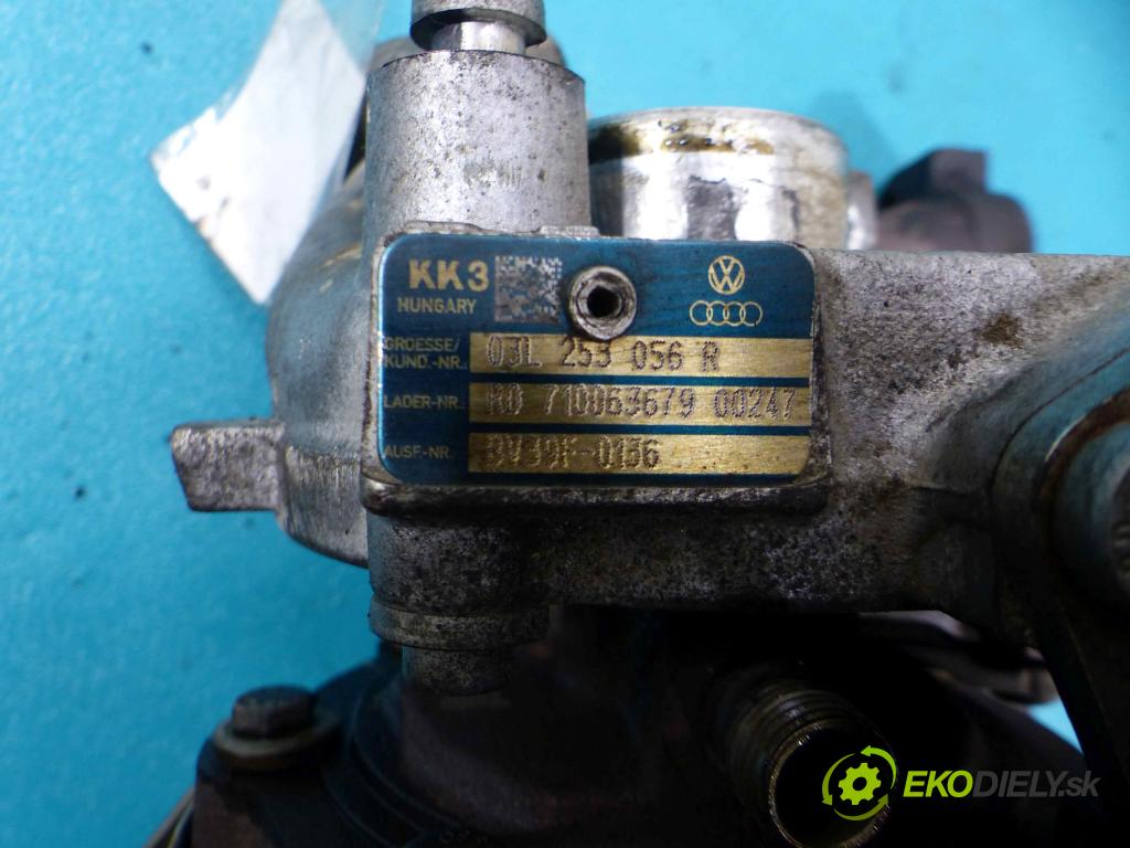 Skoda Rapid 2012-2019 1.6 tdi 90 HP manual 66 kW 1598 cm3 5- turbodúchadlo, turbo 03L253056R (Turbodúchadlá (kompletné))