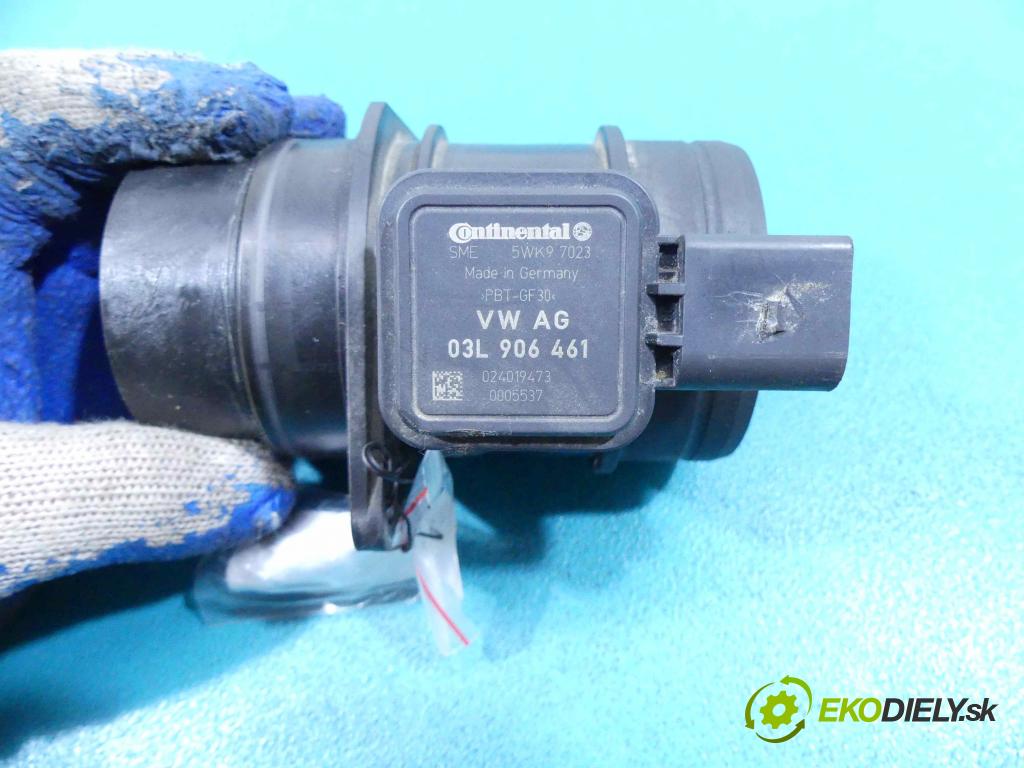 Vw Polo V 6R 2009-2017 1.6 tdi 75 HP manual 55 kW 1598 cm3 5- průtokoměr: 03L906461 (Váhy vzduchu)