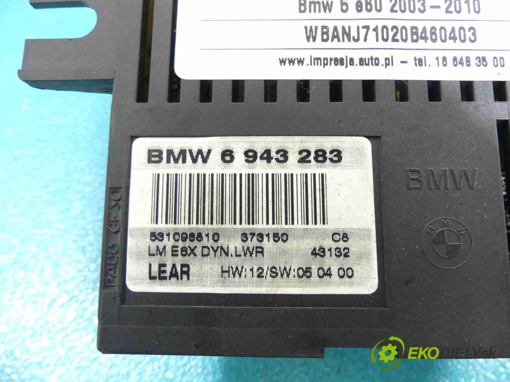 Bmw 5 e60 2003-2010 3.0d 218 HP manual 160 kW 2993 cm3 5- modul riadiaca jednotka 6943283 (Ostatné)
