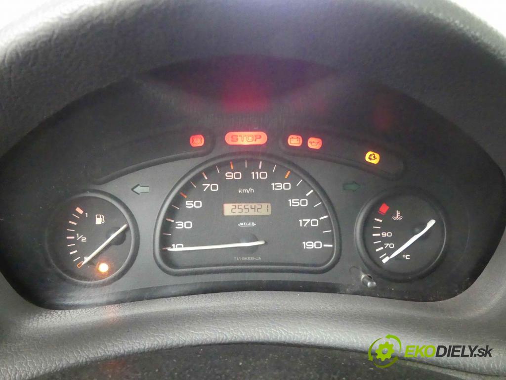 Peugeot 206 1.1 60 HP manual 44 kW 1124 cm3 5- prístrojovka/ budíky 9634960980 (Prístrojové dosky, displeje)