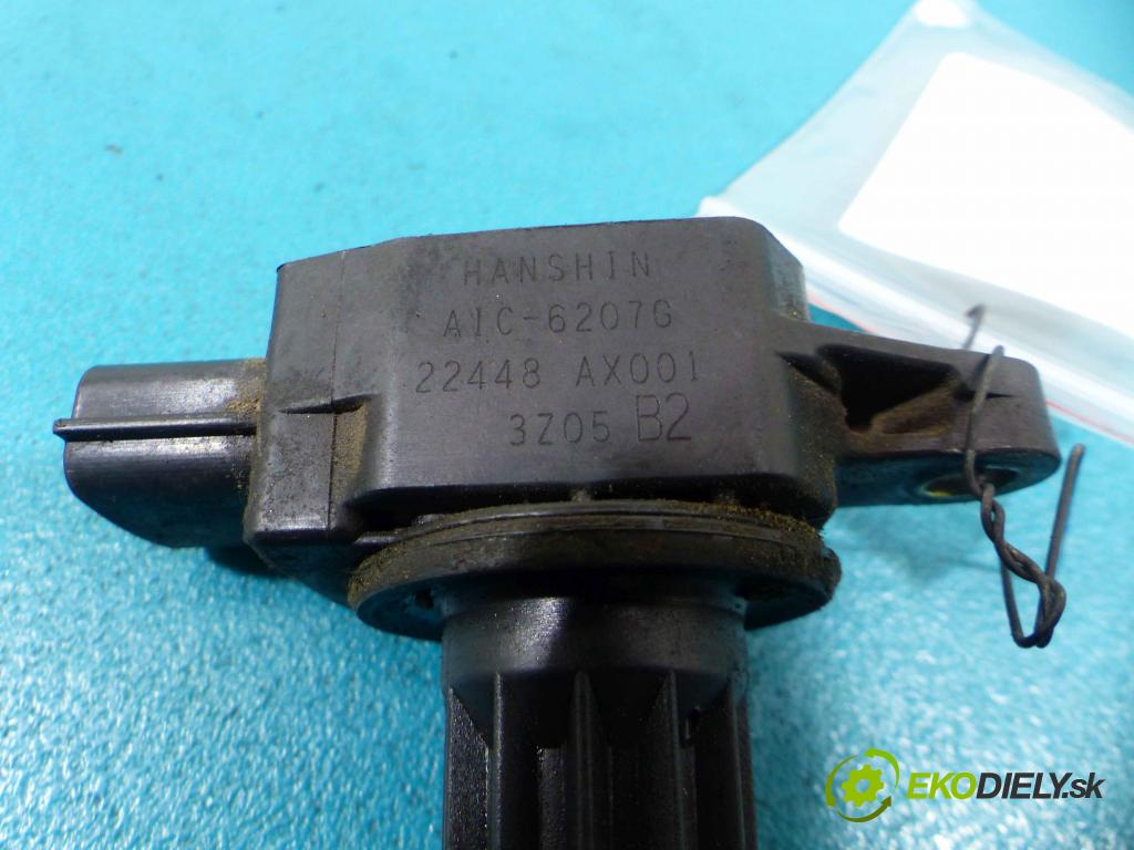 Nissan Micra K12 2003-2010 80 HP manual 59 kW 1240 cm3 5- cievka zapaľovacia 22448AX001 (Zapaľovacie cievky, moduly)