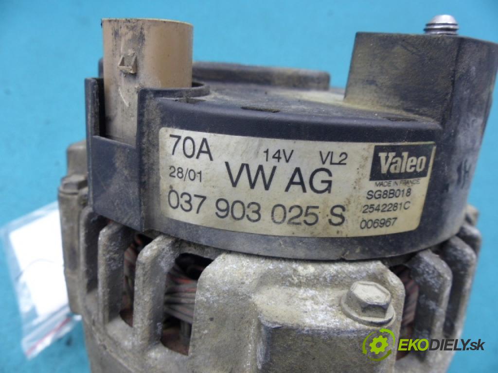 Vw Polo III 6N 1994-2001 1.0 8v (AUC) 50KM manual 37 kW 999 cm3 3- Alternator 037903025S (Alternátory)