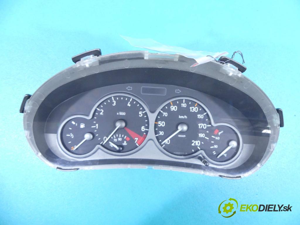 Peugeot 206 1.4 75 HP manual 55 kW 1360 cm3 3- prístrojovka/ budíky 9634961480 (Prístrojové dosky, displeje)