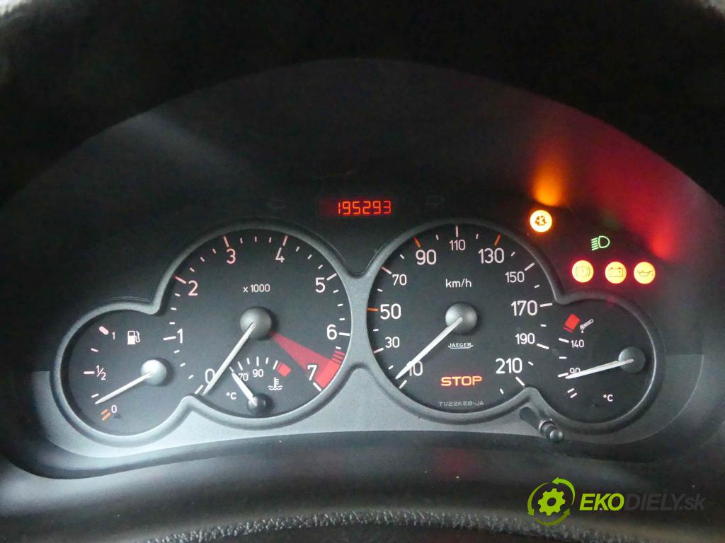 Peugeot 206 1.4 75 HP manual 55 kW 1360 cm3 3- prístrojovka/ budíky 9634961480 (Prístrojové dosky, displeje)