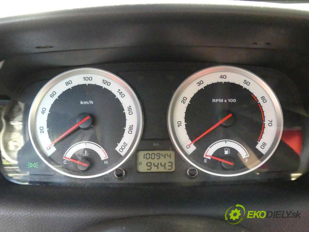 Tata Indica v2 1.4 16v 85 hp manual 62,5 kW 1405 cm3 5 Přístrojová