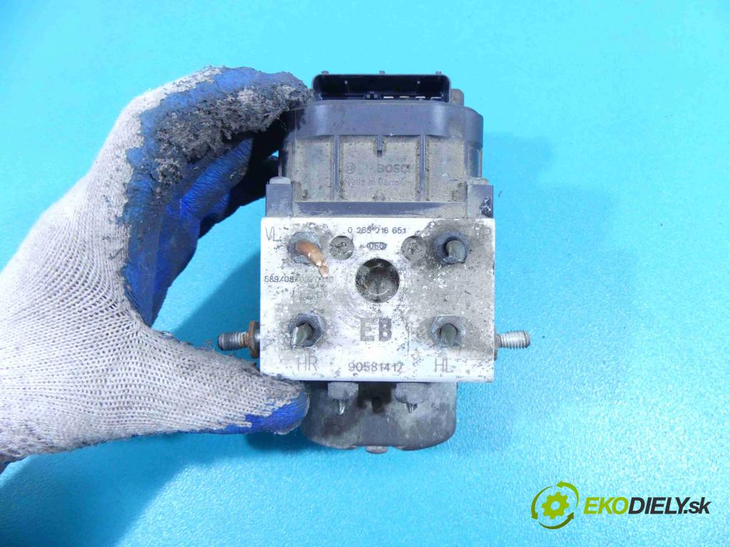 Opel Astra II 1998-2009 1.4 16v 90 HP manual 66 kW 1364 cm3 5- čerpadlo abs 0265216651 (Pumpy ABS)