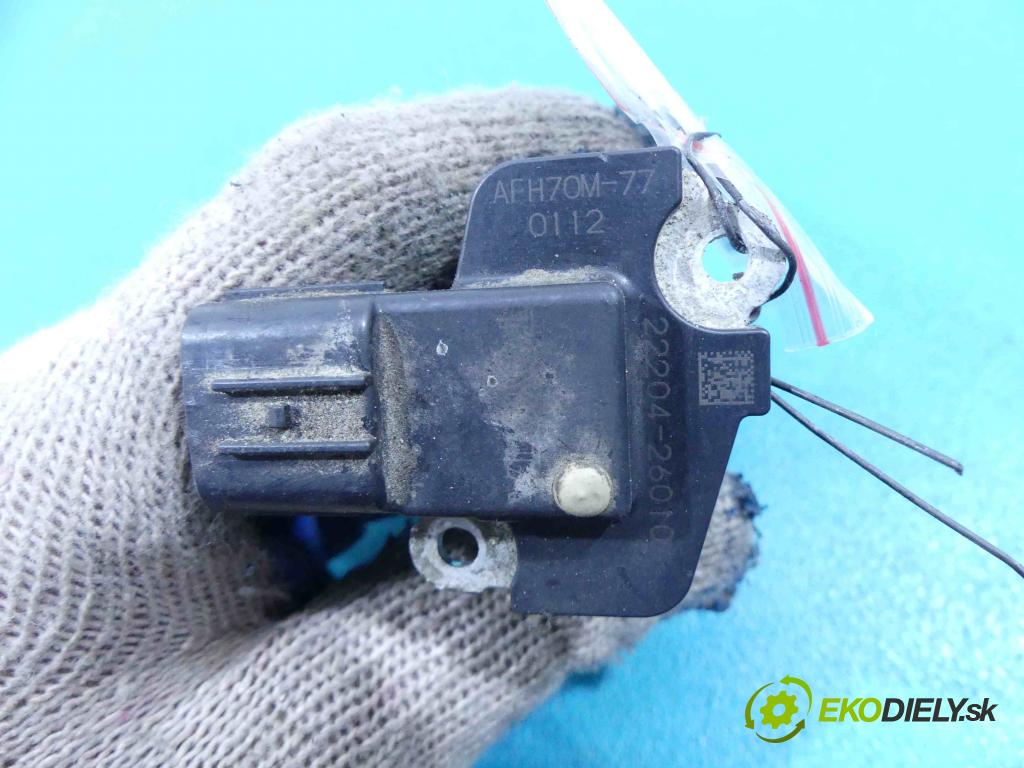 Toyota Auris I 2006-2013 1.4 D4D 90 HP manual 66 kW 1364 cm3 5- průtokoměr: AFH0M-77 (Váhy vzduchu)