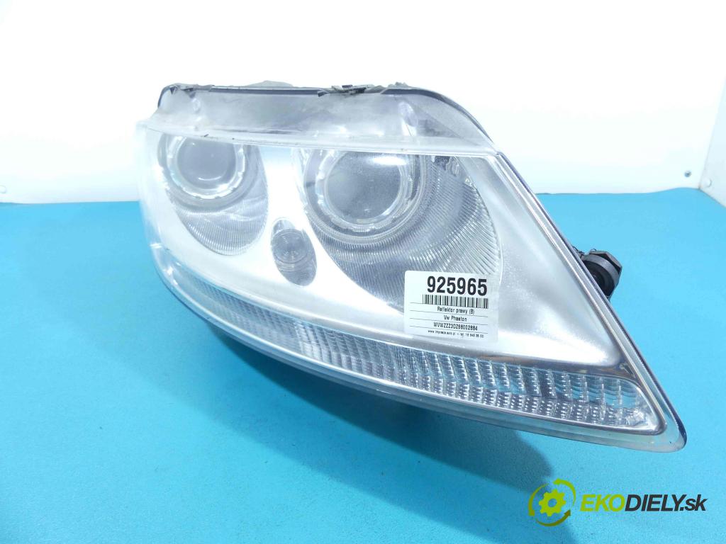 Vw Phaeton 3.0 tdi 224hp automatic 165 kW 2967 cm3 4- Reflektor: pravý 3D1941018P (Pravé)