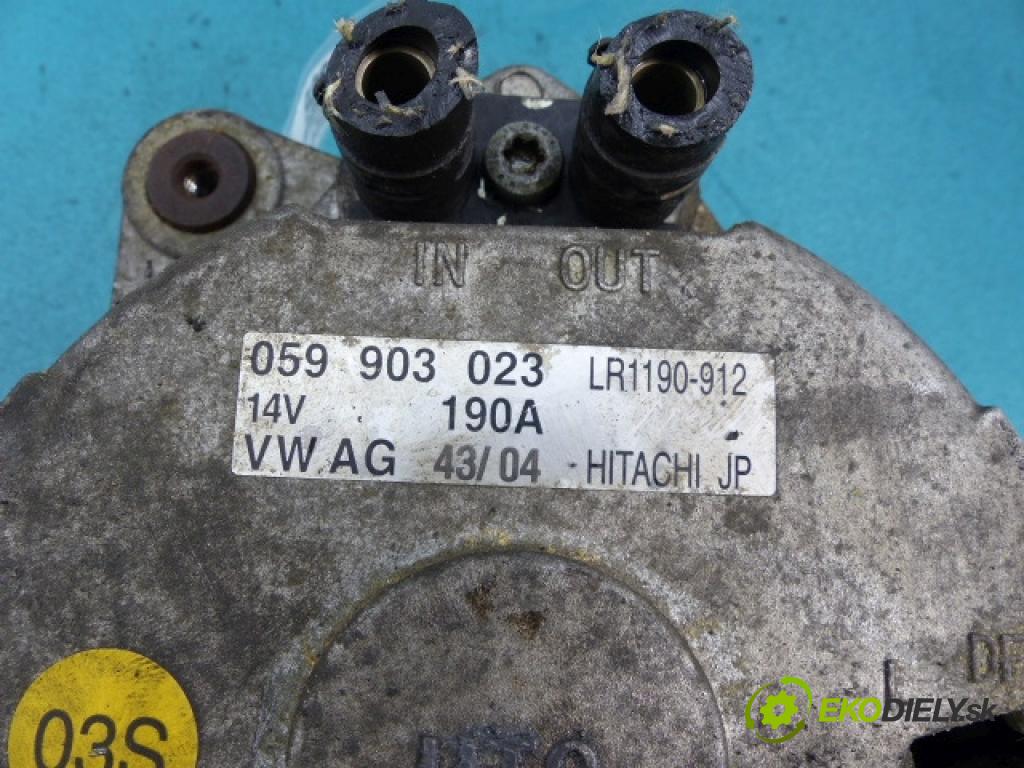 Vw Phaeton 3.0 tdi 224 hp automatic 165 kW 2967 cm3 4- Alternator 059903023 (Alternátory)