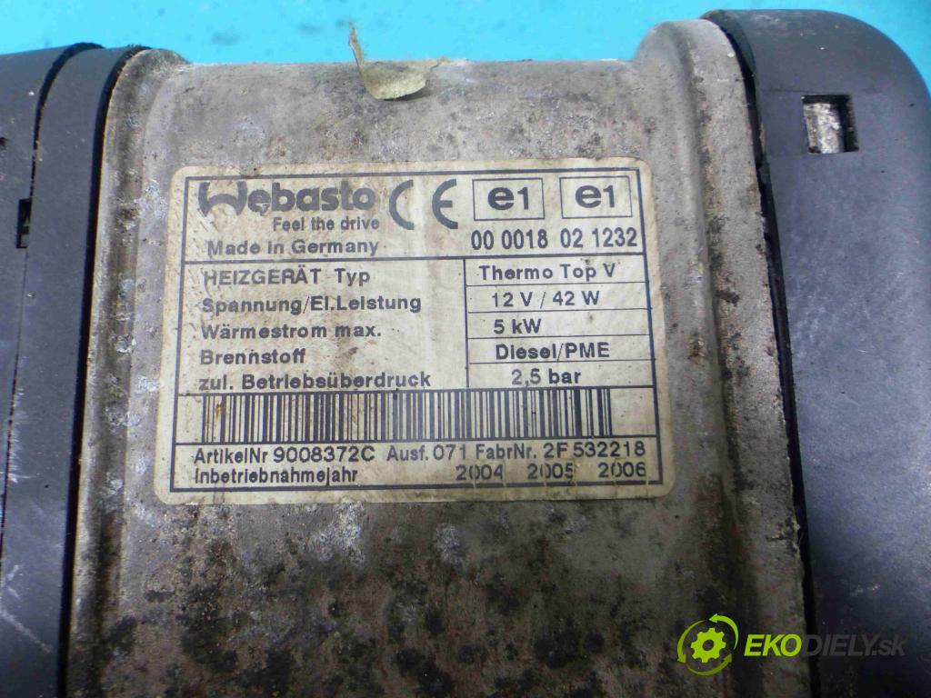 Vw Touran I 2003-2015 2.0 tdi 140 HP manual 103 kW 1968 cm3 5- Webasto 1K0815065R (Webasto)