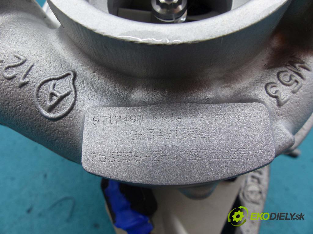 Peugeot 407 2.0 hdi (RHR) 136 HP manual 100 kW 1997 cm3 5- turbodúchadlo, turbo repasovaná 753556-2