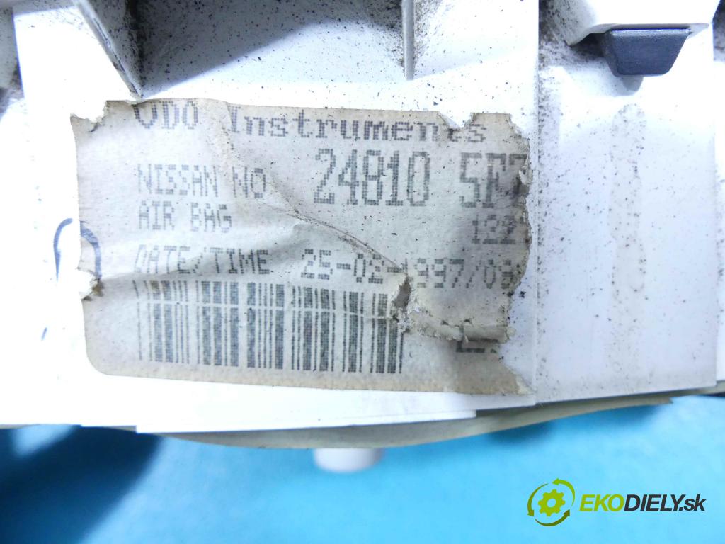 Nissan Micra K11 1992-2003 1.0 16v 54 HP manual 40 kW 998 cm3 3- prístrojovka/ budíky 248105F7 (Prístrojové dosky, displeje)
