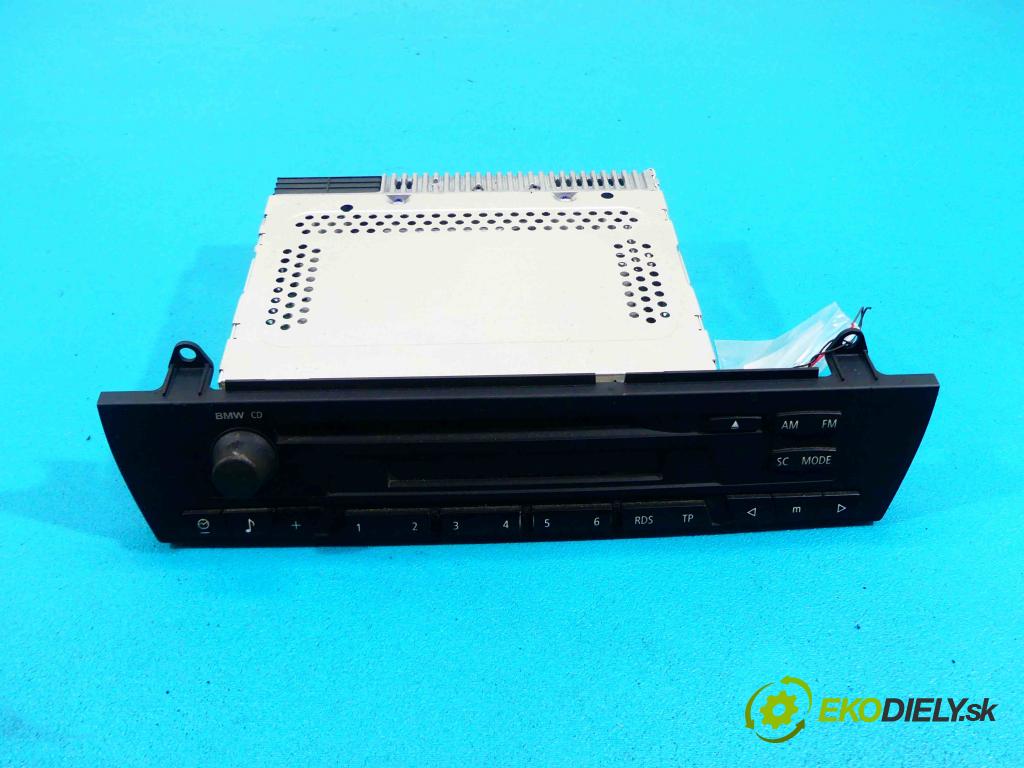 Bmw X3 e83 2003-2010 2.0d 150 HP manual 110 kW 1995 cm3 5- Radio 6512-9142413 (Audio zariadenia)
