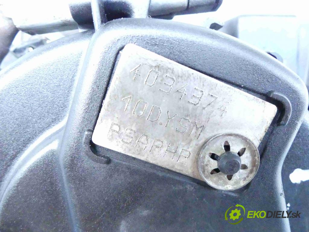 Peugeot 407 2.0 hdi 136hp manual 100 kW 1997 cm3 4- motor diesla RHR