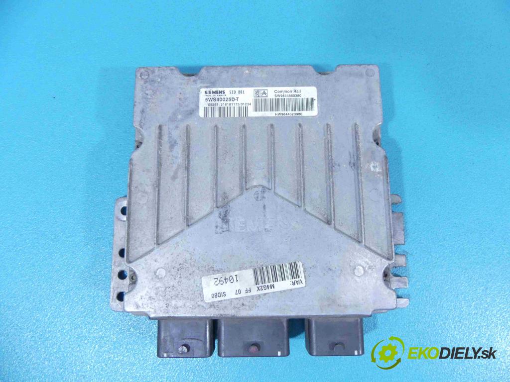 Peugeot Partner I 1996-2008 2.0 hdi 90 HP manual 66 kW 1999 cm3 5- Jednotka riadiaca 9644860380