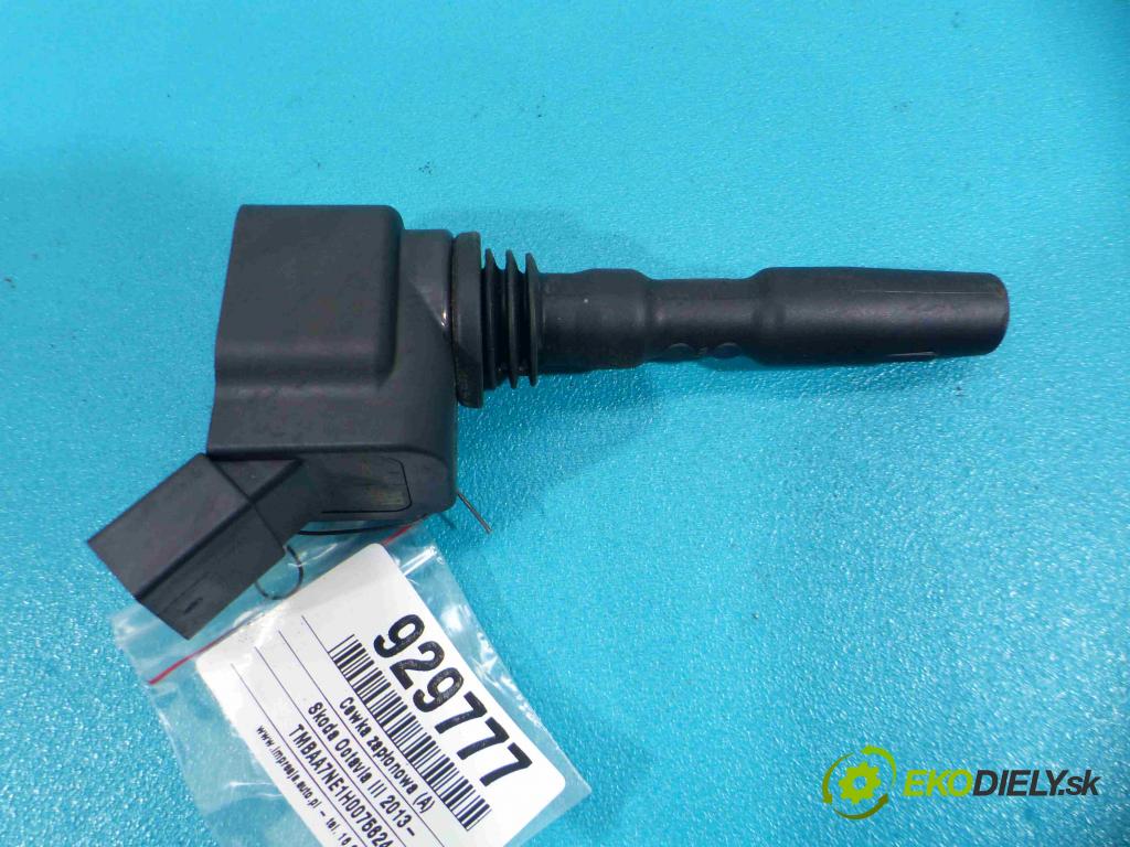 Skoda Octavia III 2013- 1.2 TSI (CYVA) 86 HP manual 63 kW 1197 cm3 5- cievka zapaľovacia 04E905110K (Zapaľovacie cievky, moduly)