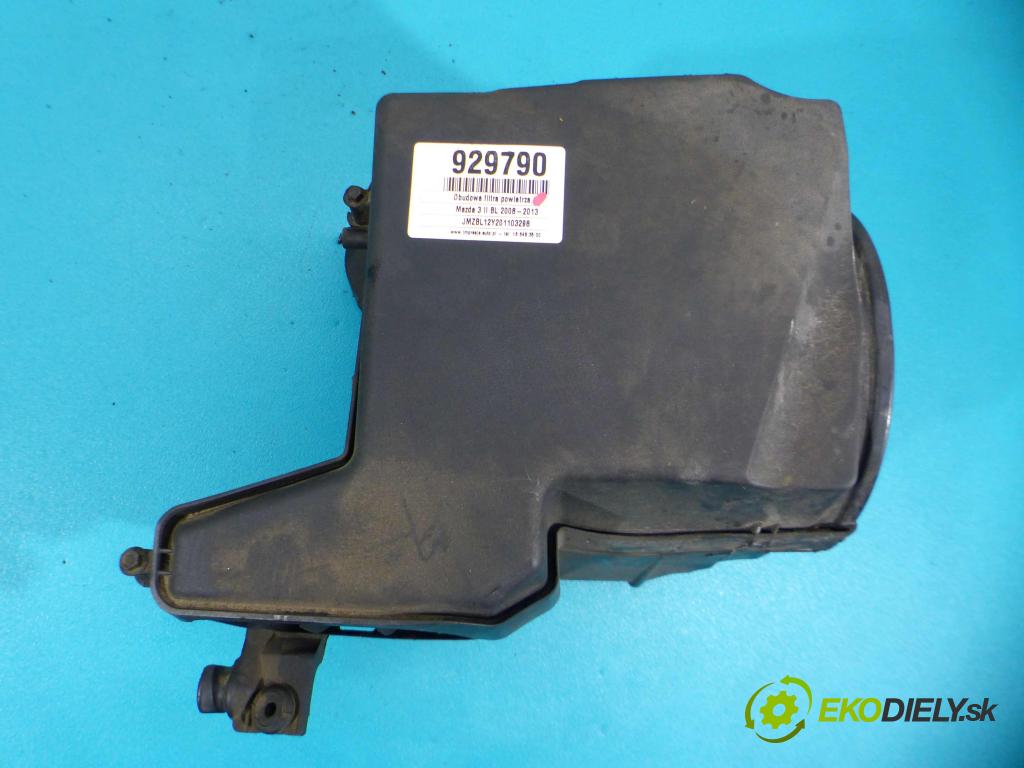 Mazda 3 II BL 2008-2013 1.6 citd 109 HP manual 80 kW 1560 cm3 4- obal filtra vzduchu  (Obaly filtrov vzduchu)