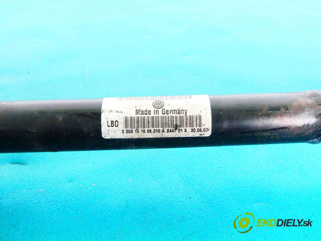 Vw Touareg 2002-2010 2.5 tdi (BPE) 174 HP automatic 128 kW 2461 cm3 5- poloos pravé 7L6501201D (Poloosy)