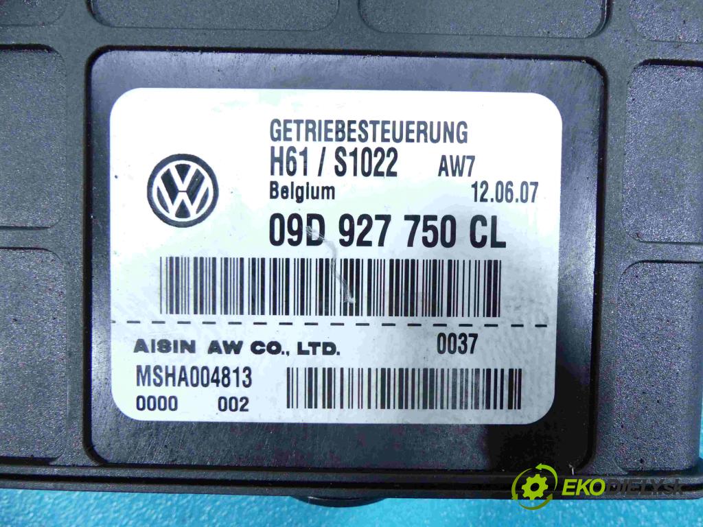 Vw Touareg 2002-2010 2.5 tdi (BPE) 174 HP automatic 128 kW 2461 cm3 5- modul riadiaca jednotka 09D927750CL (Ostatné)