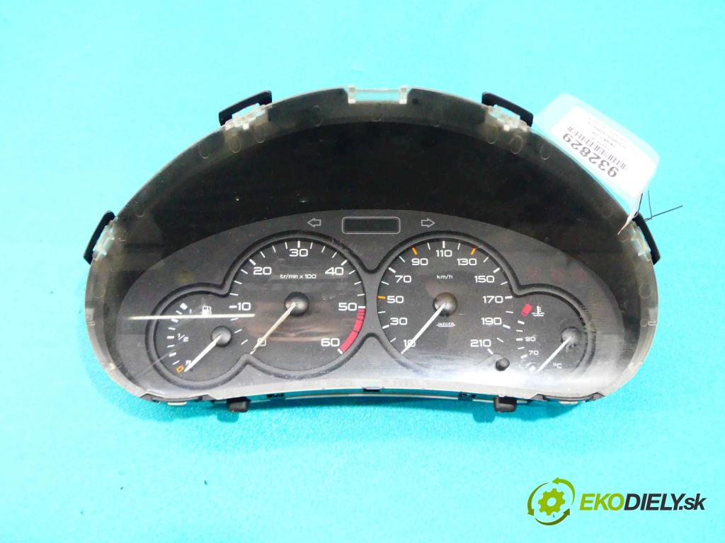Peugeot 206 2.0 hdi 90 HP manual 66 kW 1997 cm3 5- prístrojovka/ budíky 9643401180 (Prístrojové dosky, displeje)
