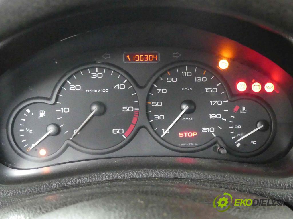 Peugeot 206 2.0 hdi 90 HP manual 66 kW 1997 cm3 5- prístrojovka/ budíky 9643401180 (Prístrojové dosky, displeje)