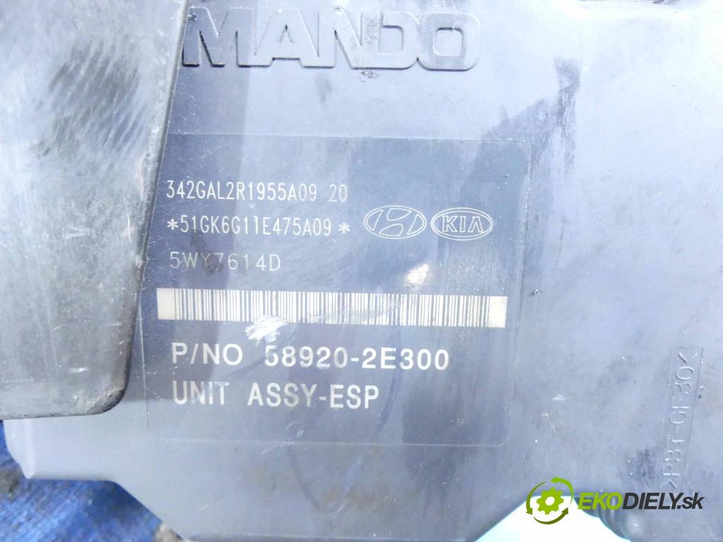 Hyundai Tucson I 2004-2009 2.7 V6 175 hp automatic 129 kW 2656 cm3 5- čerpadlo abs 58920-2E300 (Pumpy brzdové)