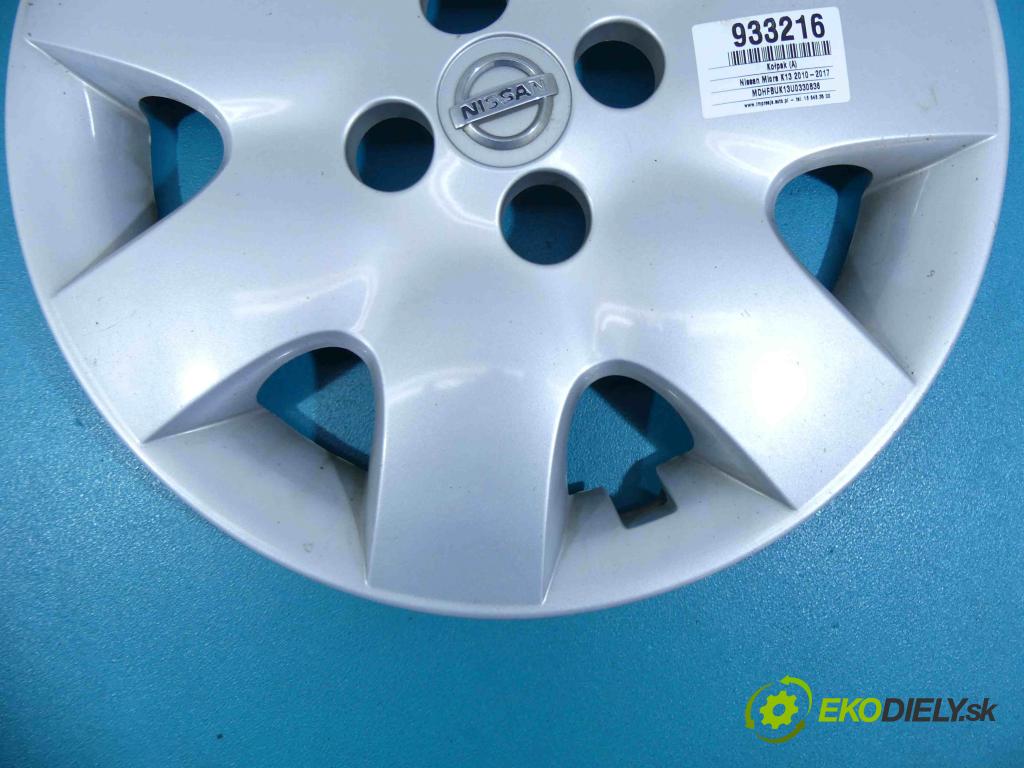 Nissan Micra K13 2010-2017 1.2 12v (HR12, Skrz.: JHQ, XH5) 80 hp manual 59 kW 1198 cm3 5- puklica 40315AX70B (Puklice)