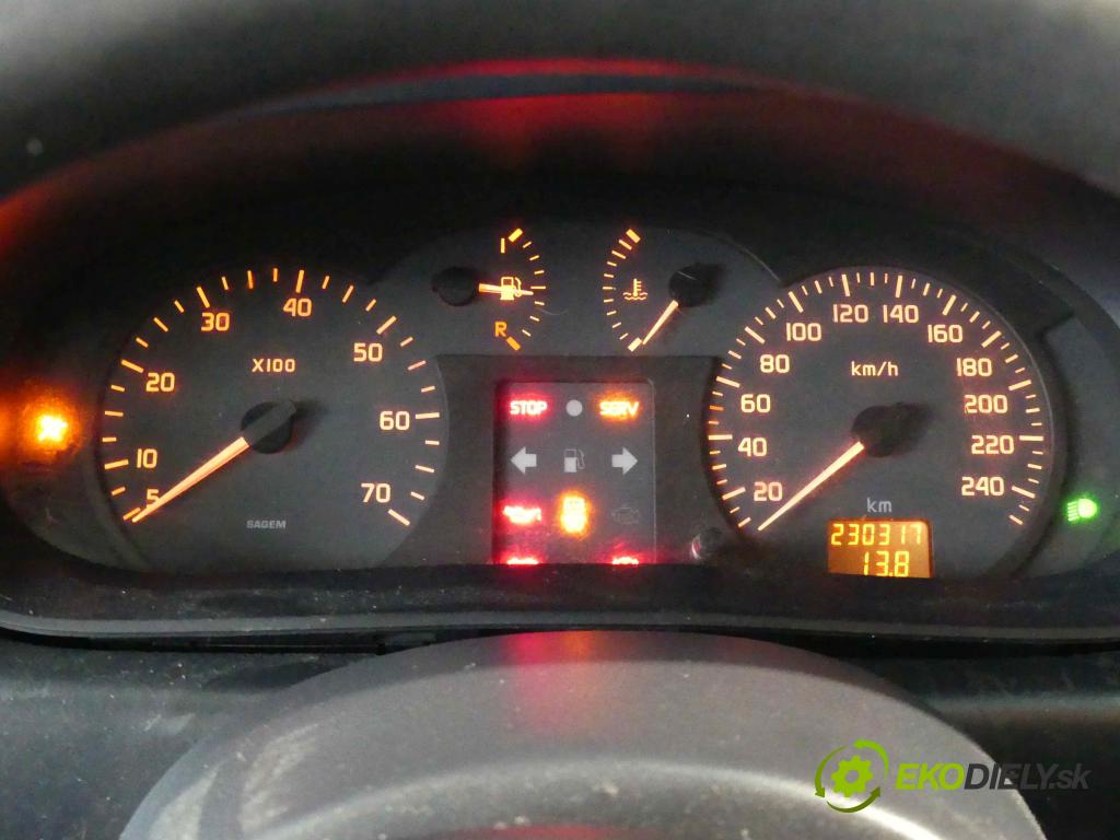 Renault Megane I 1995-2003 1.9 dti 98 HP manual 72 kW 1870 cm3 5- prístrojovka/ budíky 7700427896 (Prístrojové dosky, displeje)