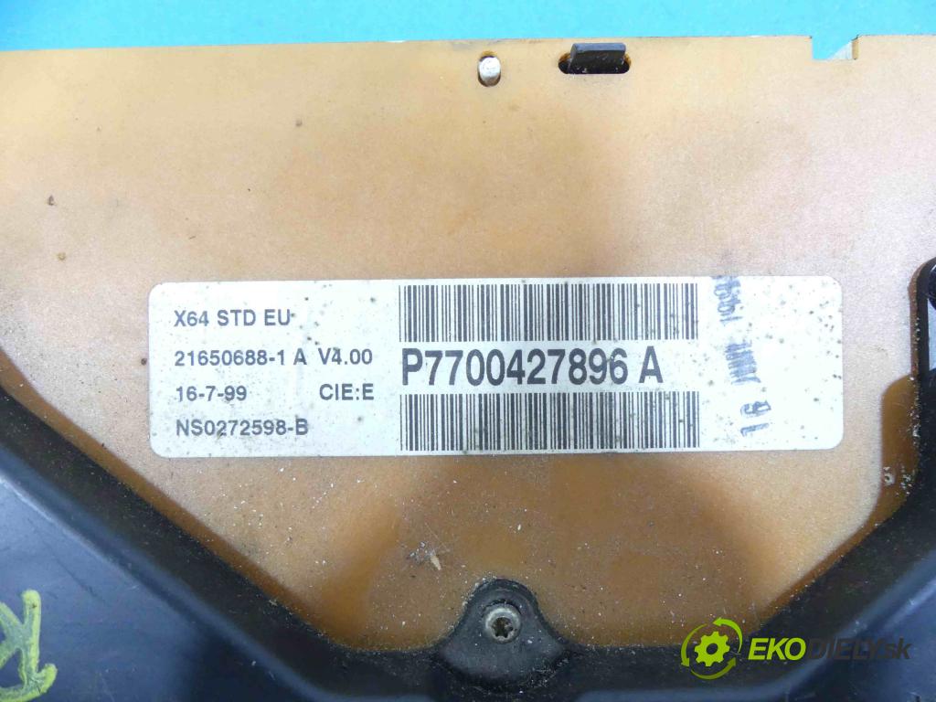 Renault Megane I 1995-2003 1.9 dti 98 HP manual 72 kW 1870 cm3 5- prístrojovka/ budíky 7700427896 (Prístrojové dosky, displeje)