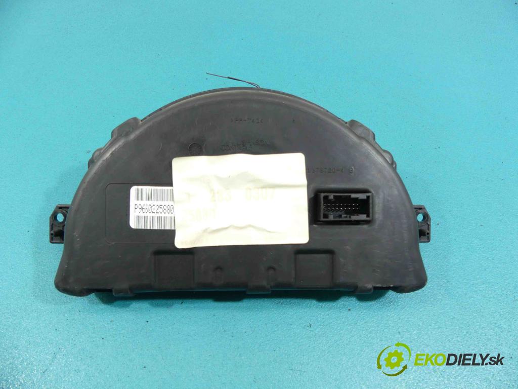Citroen C3 2002-2009 1.4 hdi 68 hp manual 50 kW 1398 cm3 5- Přístrojová deska 9660225880 (Přístrojové desky, displeje)