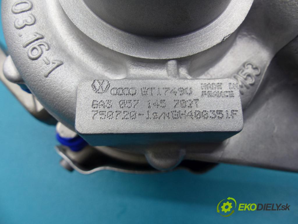 Audi A8 D3 2002-2009 4.0 TDI 275 HP automatic 202 kW 3936 cm3 4- turbodúchadlo, turbo repasovaná 750720-1