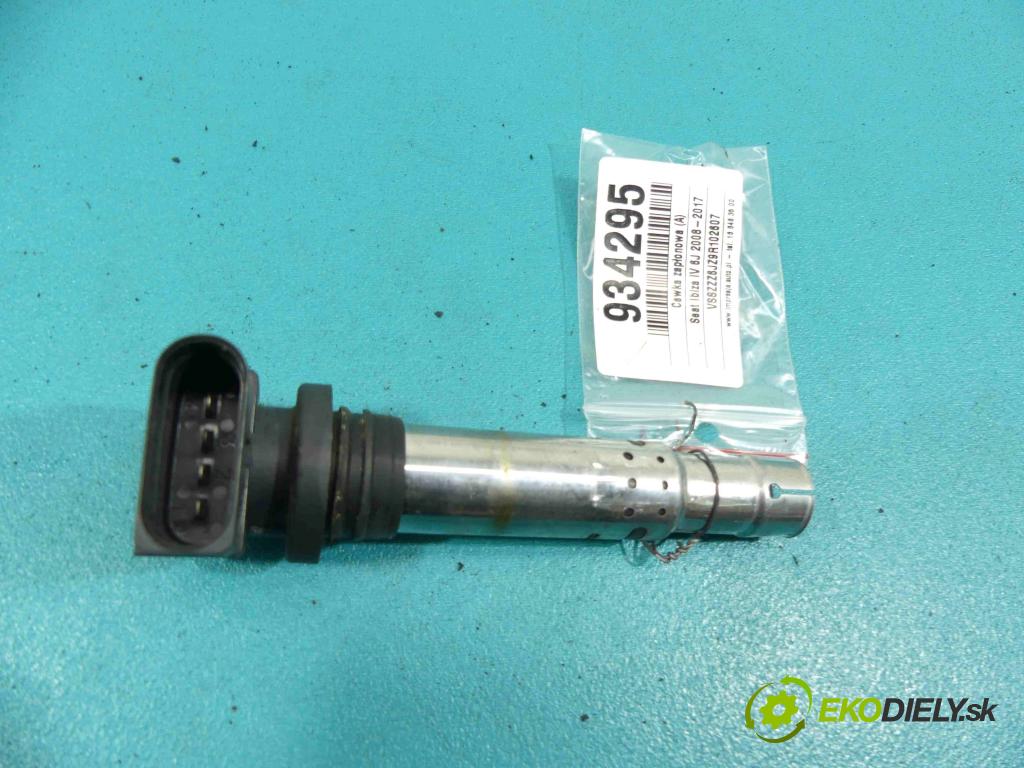 Seat Ibiza IV 6J 2008-2017 1.4 16v 86 HP manual 63 kW 1390 cm3 3- cievka zapaľovacia 036905715 (Zapaľovacie cievky, moduly)