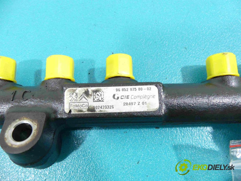 Ford C-max II 2010-2019 1.6 tdci 116 hp manual 85 kW 1560 cm3 5- lišta vstřikovací 9685297580