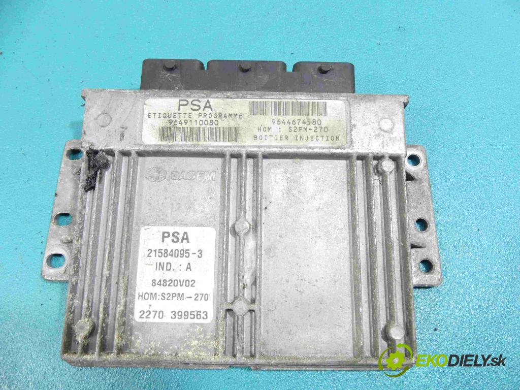 Citroen Xsara Picasso 1,8.0 16v 116 HP manual 85 kW 1749 cm3 5- Jednotka riadiaca 9649110080